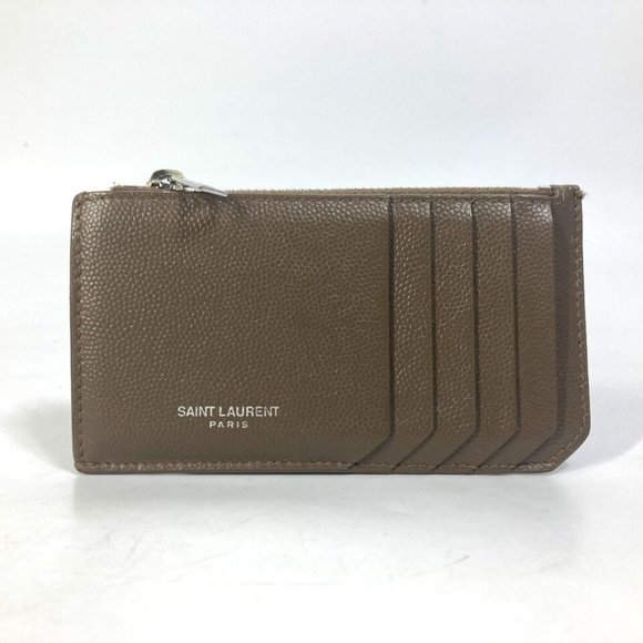 SAINT LAURENT PARIS Compact wallet Fragment case Wallet Coin Compartment Purse - Picture 7 of 16
